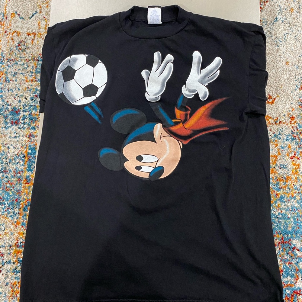Vintage Mickey Unlimited Disney shirt black Mens L